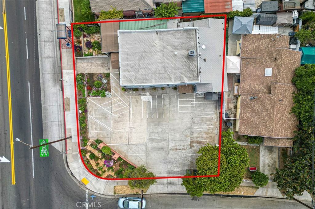 6408 Perry Road Bell Gardens, CA 90201 - Photo 30 of 32 an aerial view of a residential houses with outdoor space