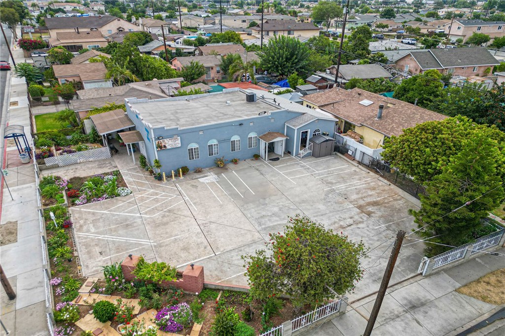 6408 Perry Road Bell Gardens, CA 90201 - Photo 32 of 32 an aerial view of a house with a garden