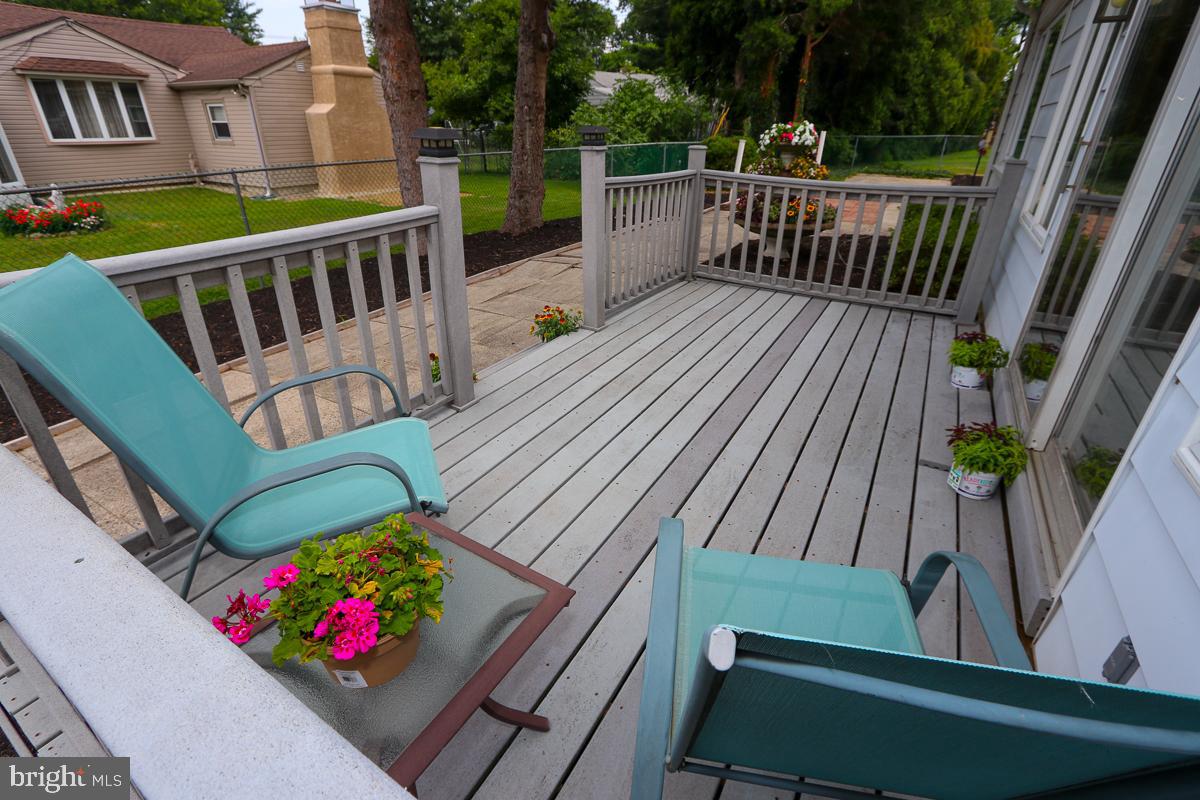 2068 Clinton Road Huntingdon Valley, PA 19006 - Photo 61 of 65 Rear deck area
