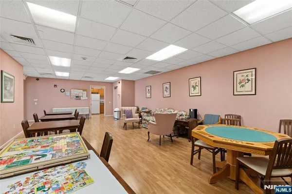 a outdoor space with furniture