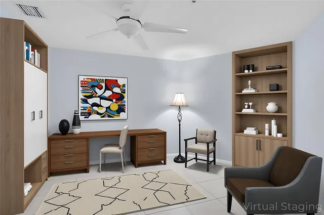 a view of an empty room with a sliding door