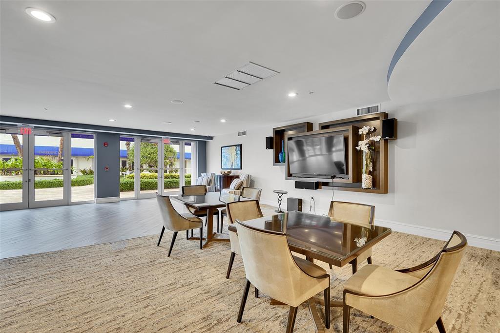 6001 North Ocean Drive, Unit 403 Hollywood, FL 33019 - Photo 52 of 58 a view of a dining room with furniture window and outside view