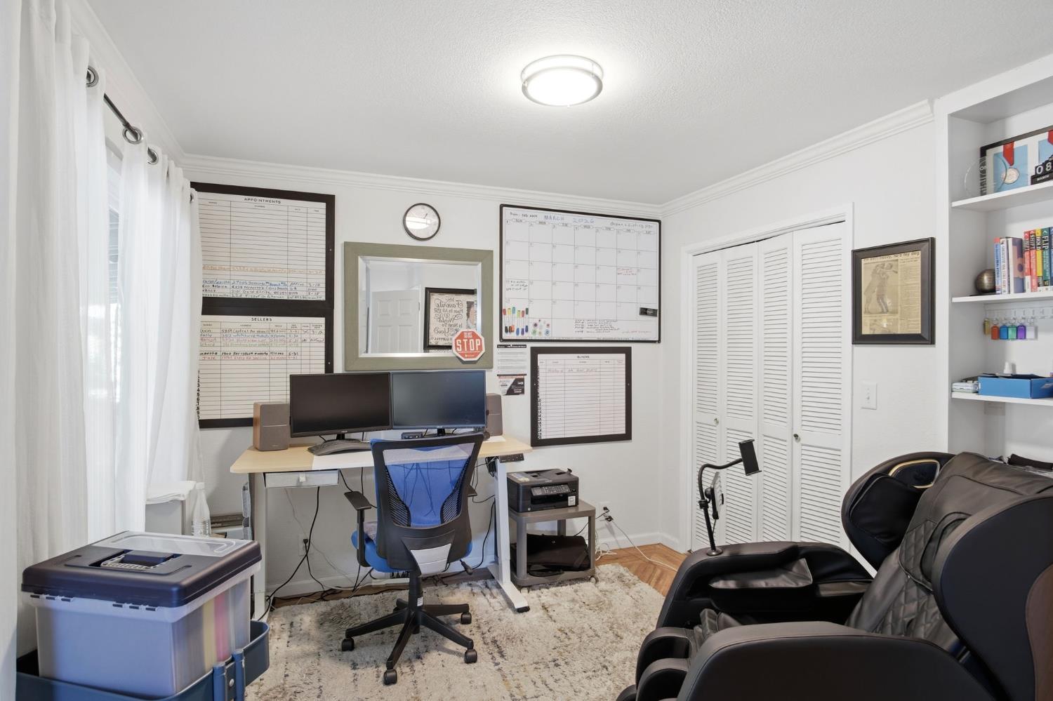 6176 Fleming Road Atwater, CA 95301 - Photo 35 of 41 a view of a workspace with furniture and a window