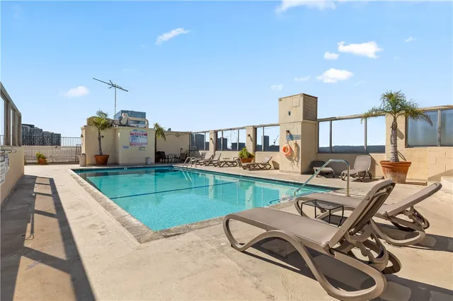 a view of a terrace with chairs