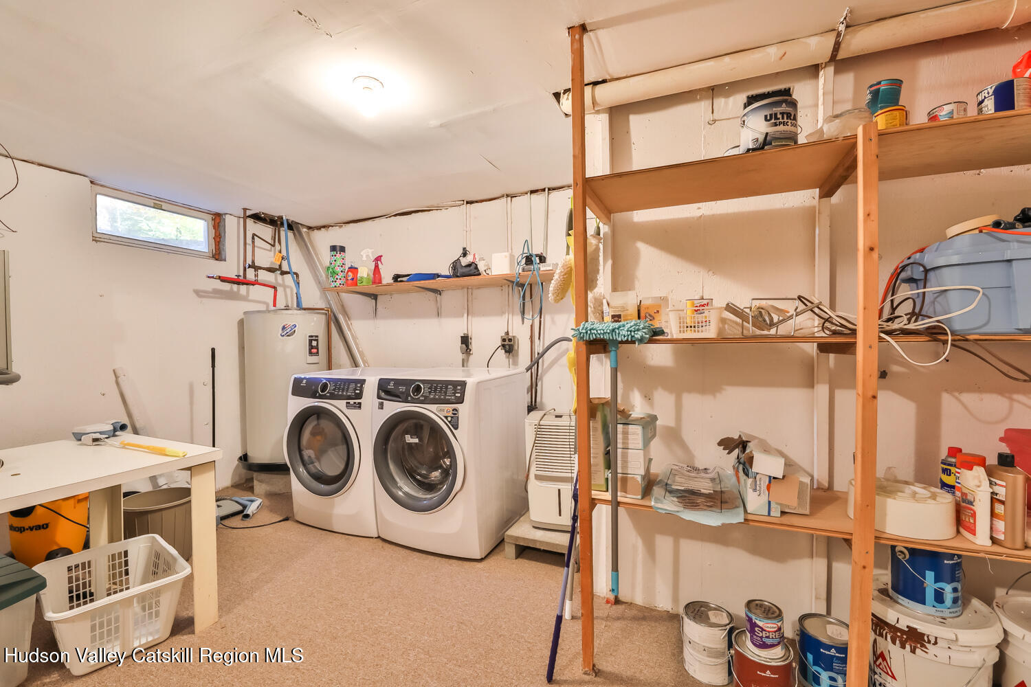 91 Beaver Hill Road Windham, NY 12496 - Photo 31 of 35 a utility room with sink dryer and washer