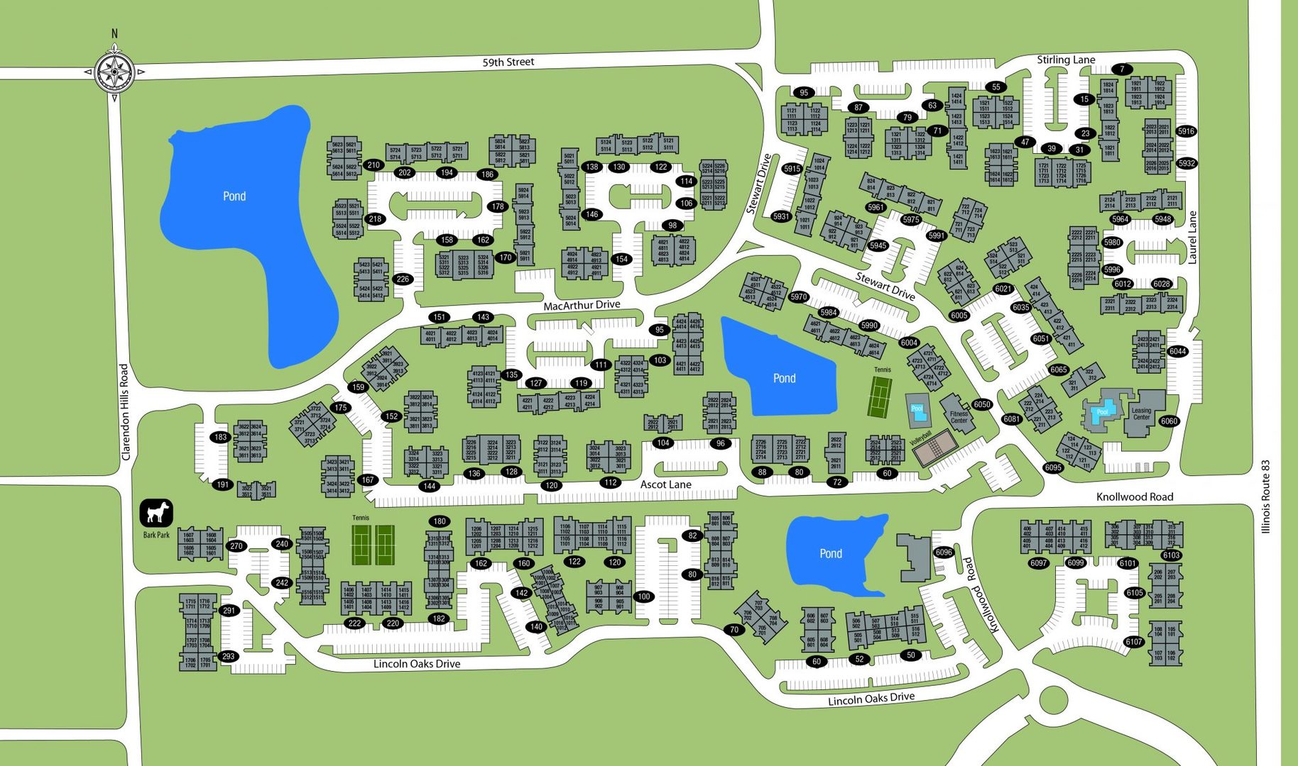 15 Stirling Lane, Unit 1823 Willowbrook, IL 60527 - Photo 29 of 29 a multi story building with a swimming pool