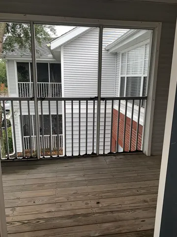 a view of a house with wooden floor