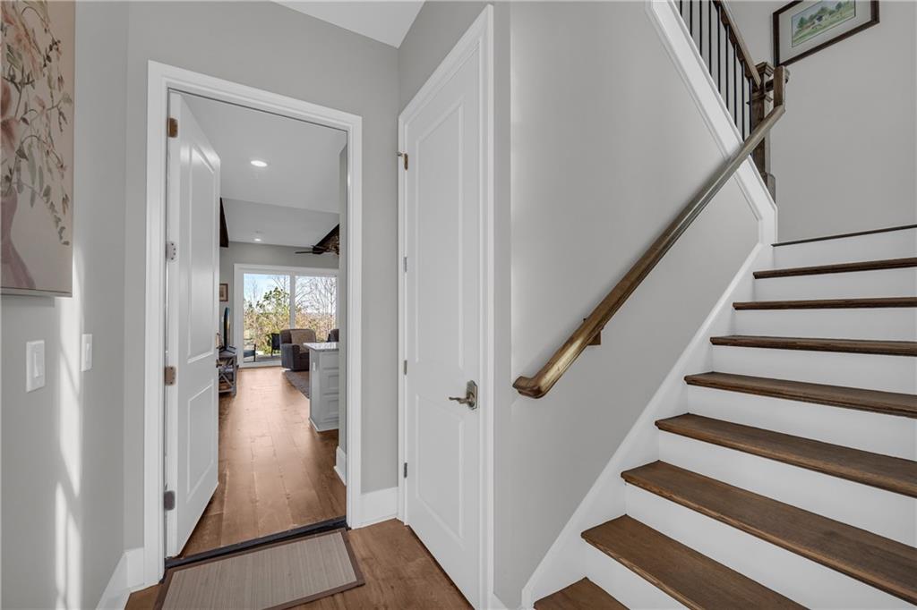 17 Cottage Lane Toccoa, GA 30577 - Photo 25 of 50 a view of entryway and hall with wooden floor