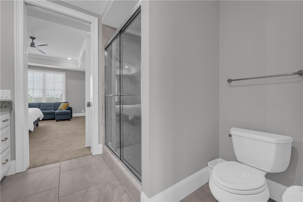 17 Cottage Lane Toccoa, GA 30577 - Photo 43 of 50 a bathroom with a toilet and a shower