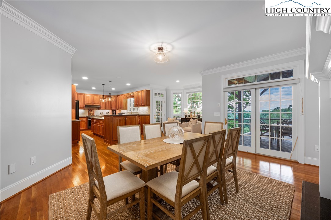 738 Country Club Road Glade Valley, NC 28627 - Photo 23 of 45 a dining room with furniture and window