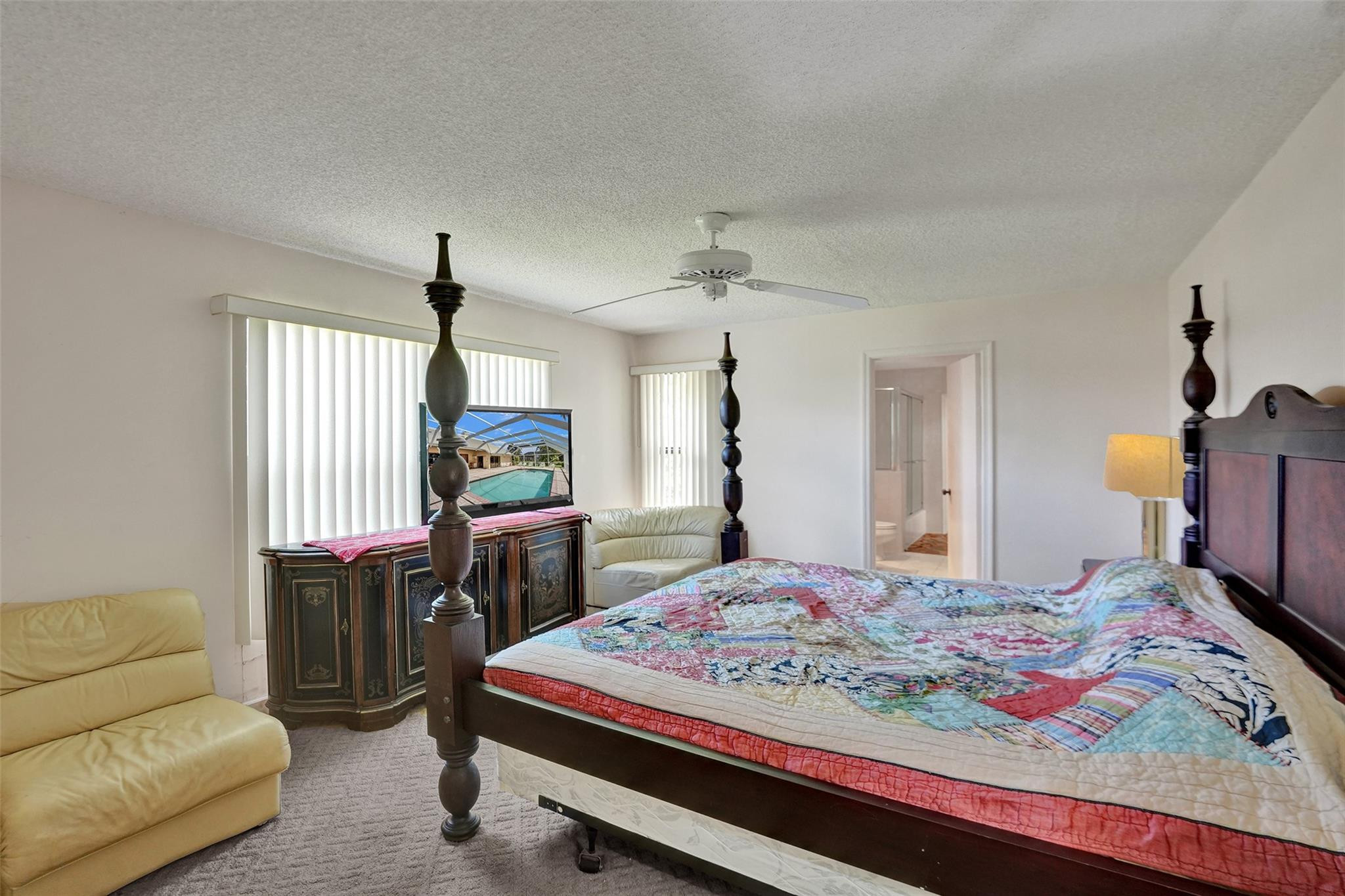 10595 Boca Woods Lane Boca Raton, FL 33428 - Photo 17 of 28 Guest Bedroom with ensuite bathroom.