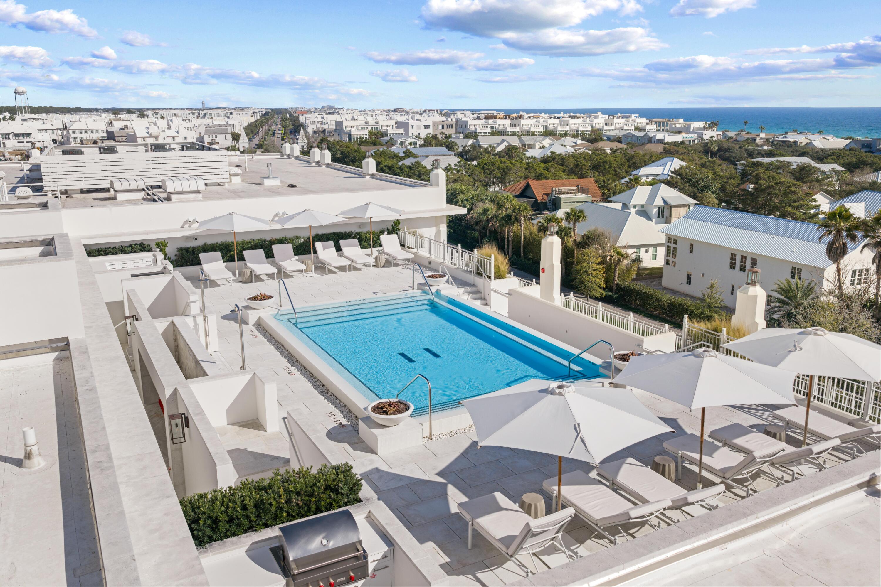 45 West Solaire Way Inlet Beach, Unit 107 Inlet Beach, FL 32461 - Photo 2 of 47 a view of a city from a terrace