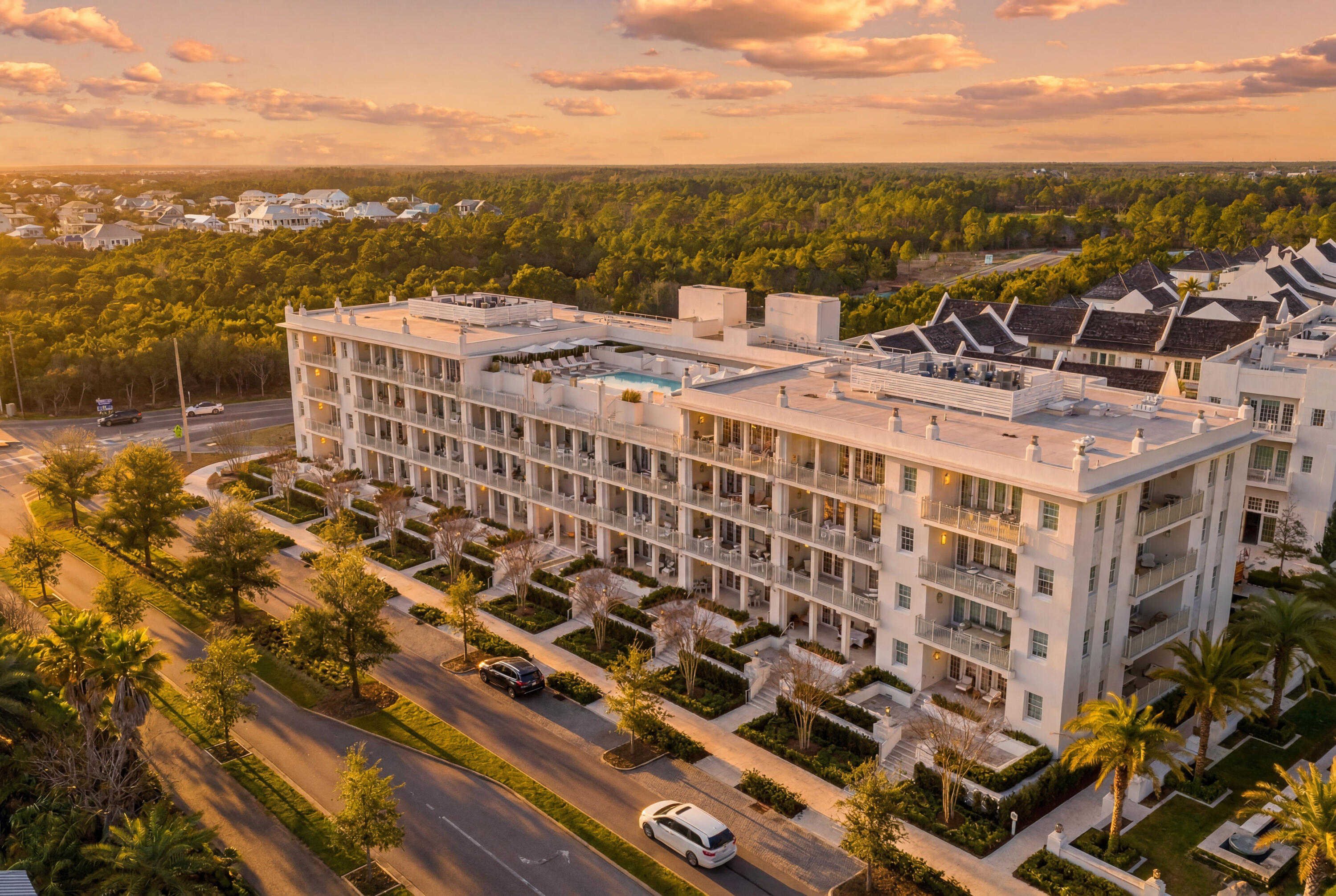 45 West Solaire Way Inlet Beach, Unit 107 Inlet Beach, FL 32461 - Photo 44 of 47 a view of a city with tall buildings