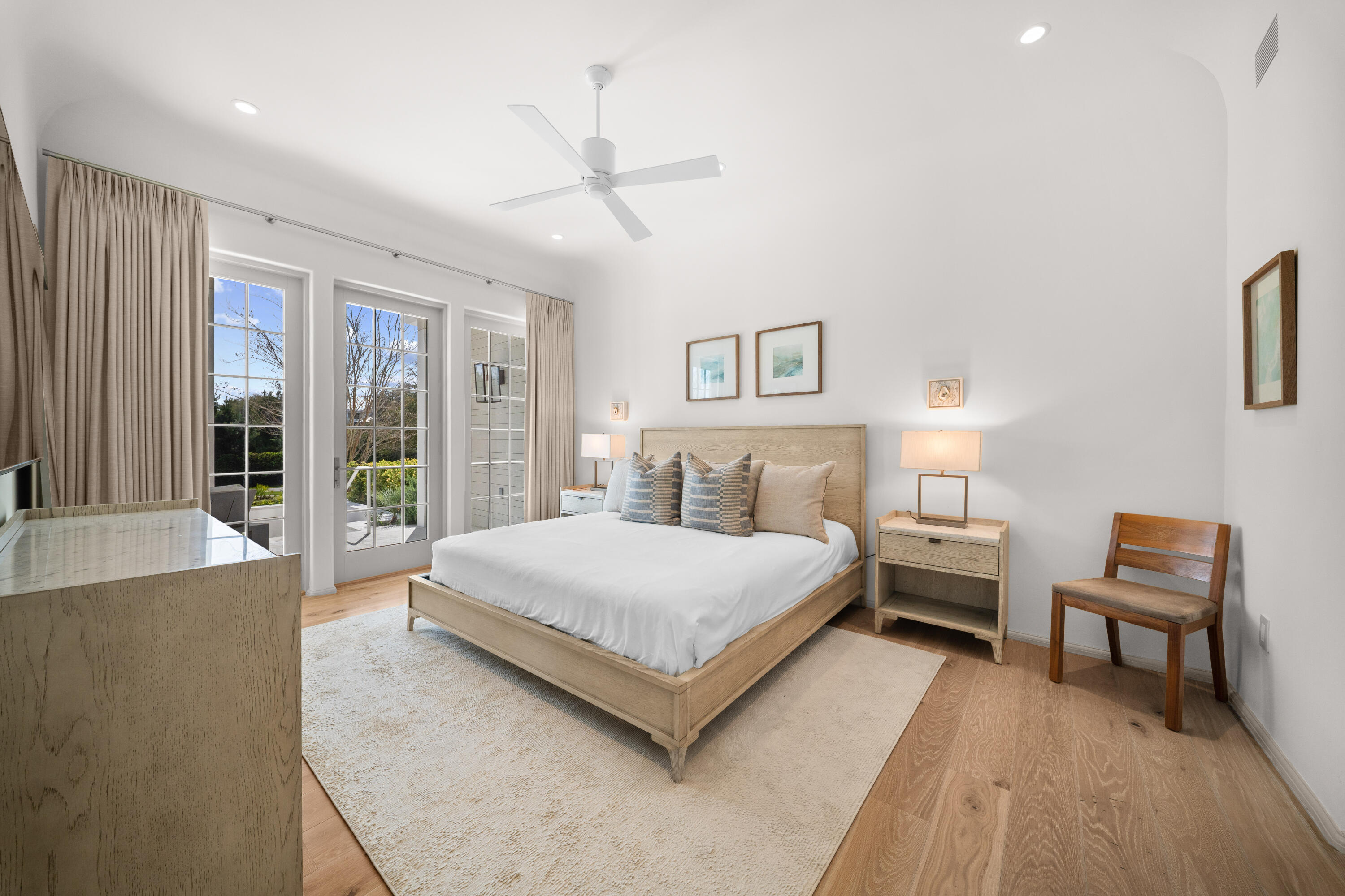 45 West Solaire Way Inlet Beach, Unit 107 Inlet Beach, FL 32461 - Photo 6 of 47 a spacious bedroom with a bed and a large window