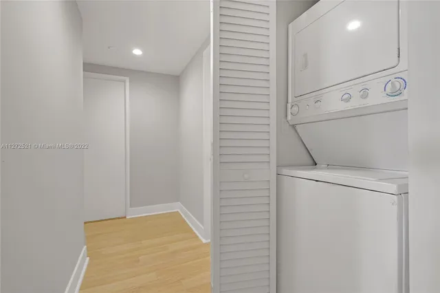 a balcony view with a large windows