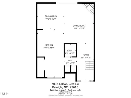 $265,000 | 7802 Falcon Rest Circle, Raleigh, NC 27615