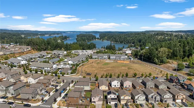 a view of a yard with an outdoor space
