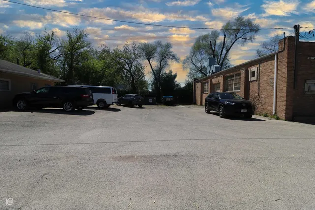 a car parked in front of a house