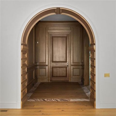 a view of a garden from a windows