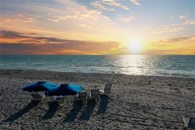 a view of a lake with a mountain