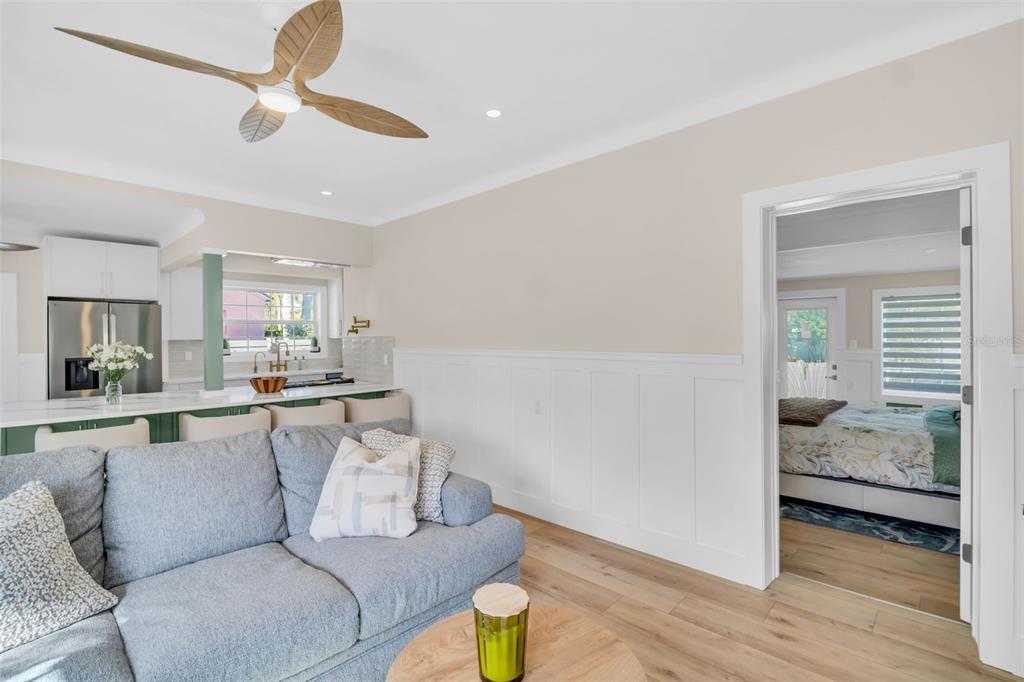 16613 Gulf Boulevard North Redington Beach, FL 33708 - Photo 16 of 51 a living room with furniture and a view of bedroom