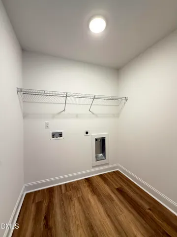 wooden floor in a room