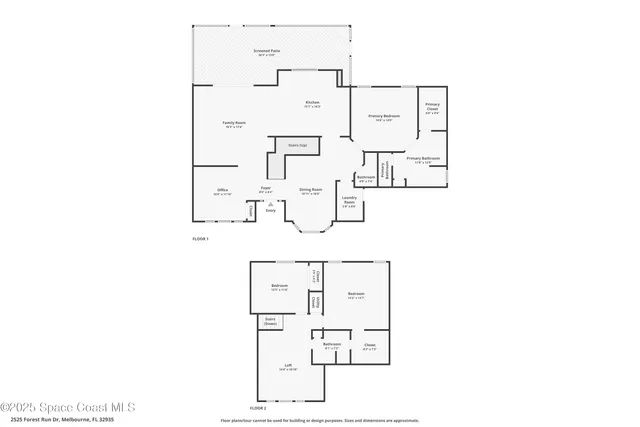 $575,000 | 2525 Forest Run Drive, Melbourne, FL 32935