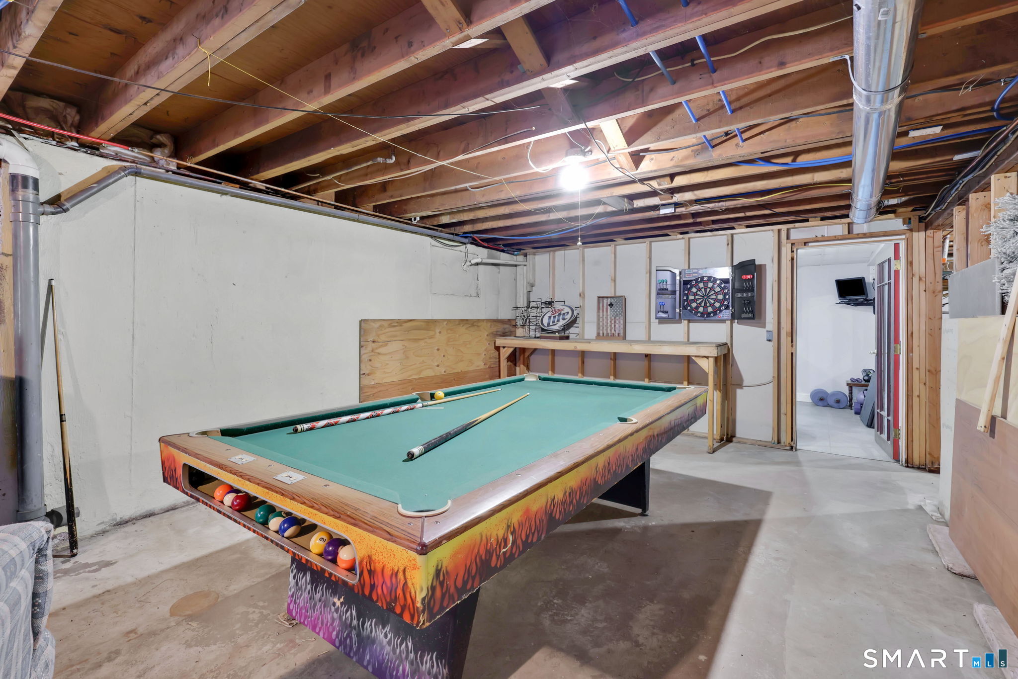 18 Racker Road Stafford, CT 06076 - Photo 27 of 38 a room with pool table and windows