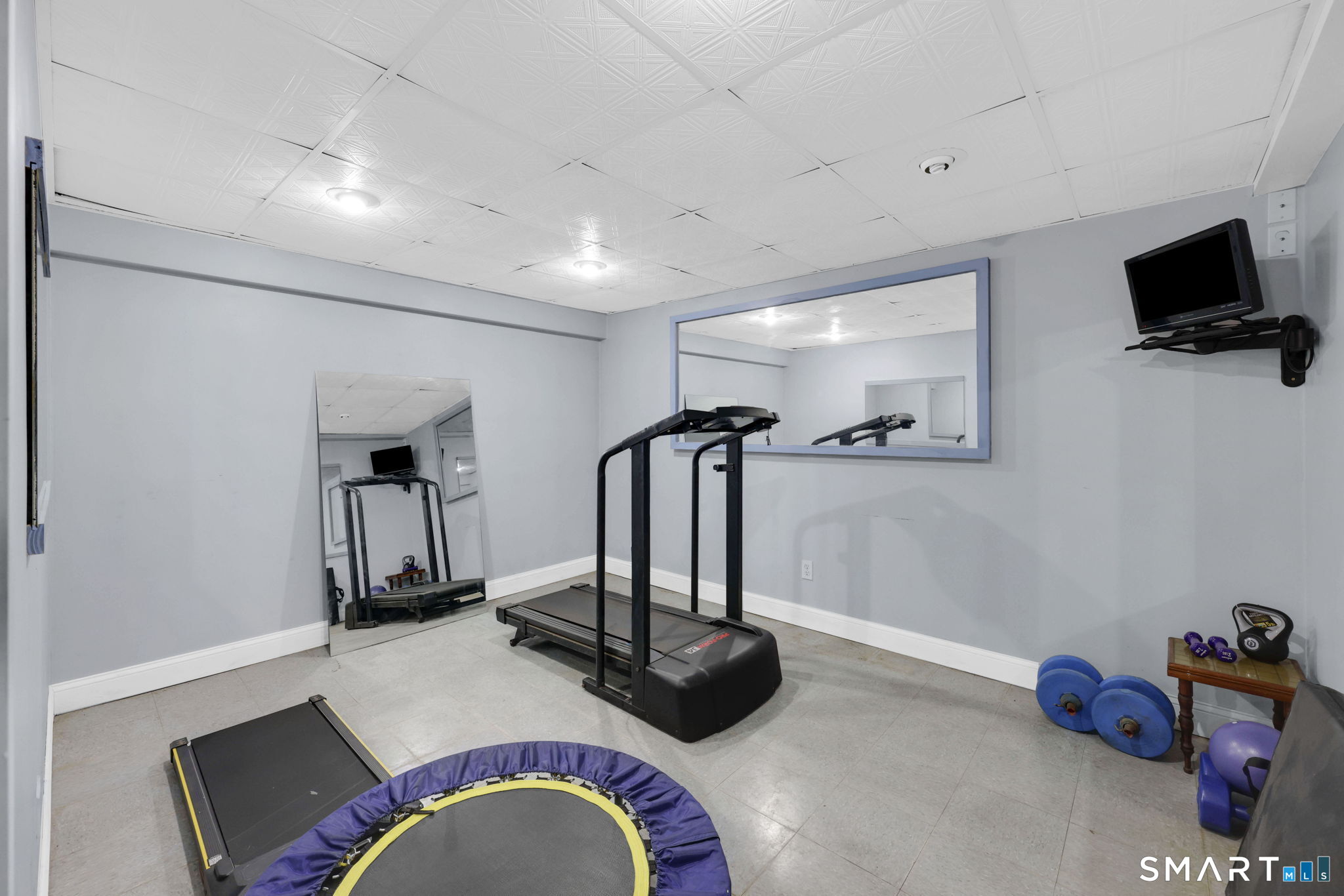 18 Racker Road Stafford, CT 06076 - Photo 28 of 38 a view of a room with gym equipment