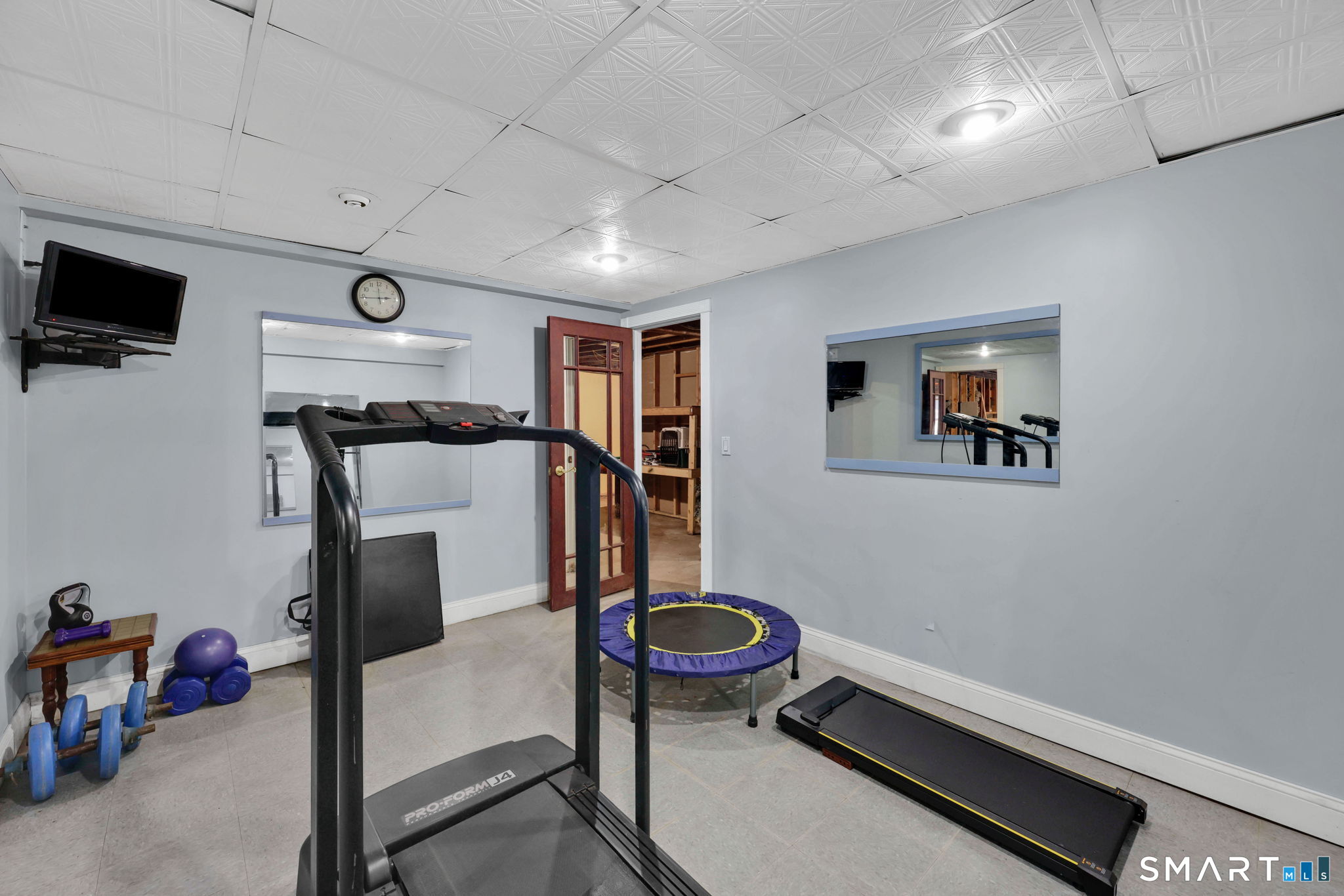 18 Racker Road Stafford, CT 06076 - Photo 29 of 38 a view of a room with gym equipment