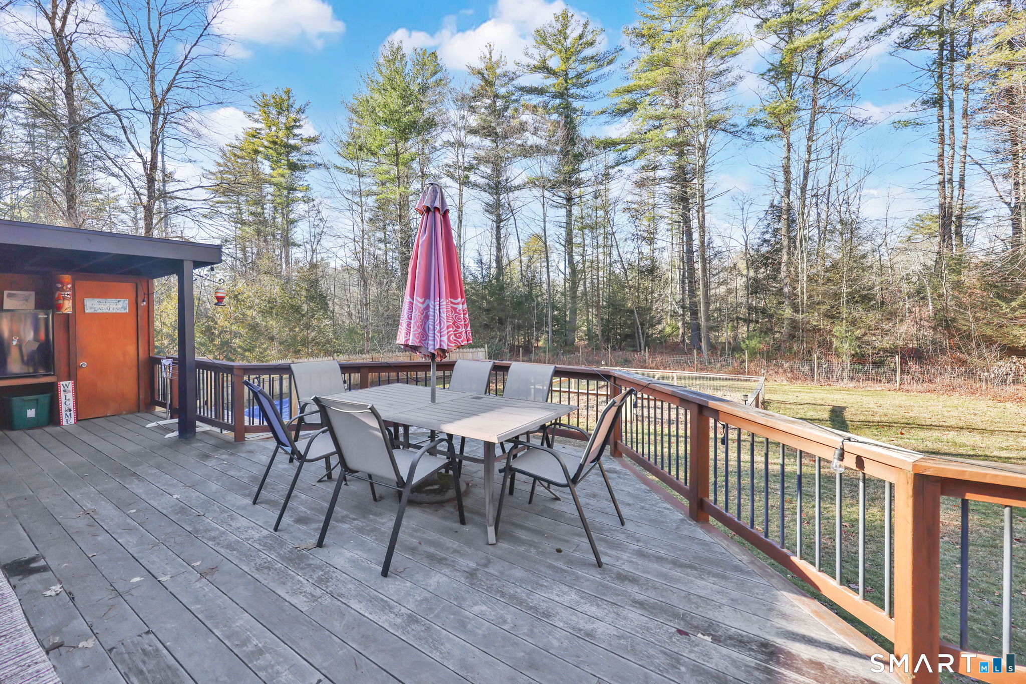 18 Racker Road Stafford, CT 06076 - Photo 33 of 38 a view of a house with backyard and sitting area