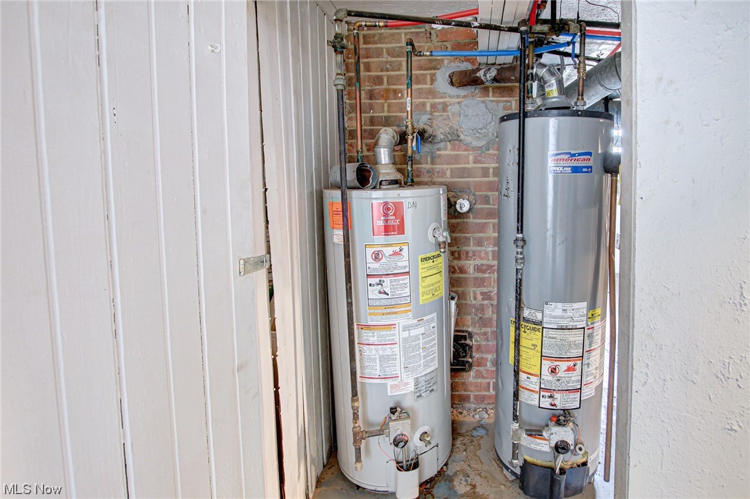 3423 Westbury Road Cleveland, OH 44120 - Photo 17 of 38 Utility room featuring gas water heater