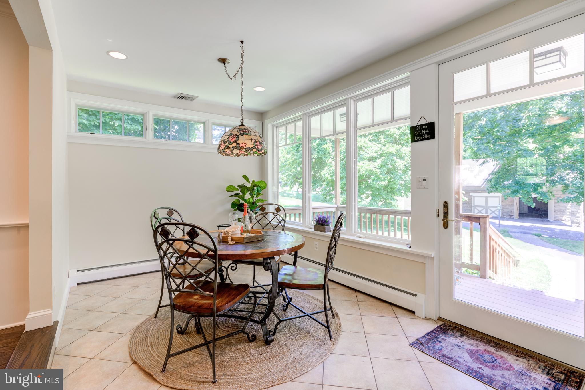 420 Accomac Road Wyncote, PA 19095 - Photo 23 of 82 a view of a dining room with furniture window and outside view