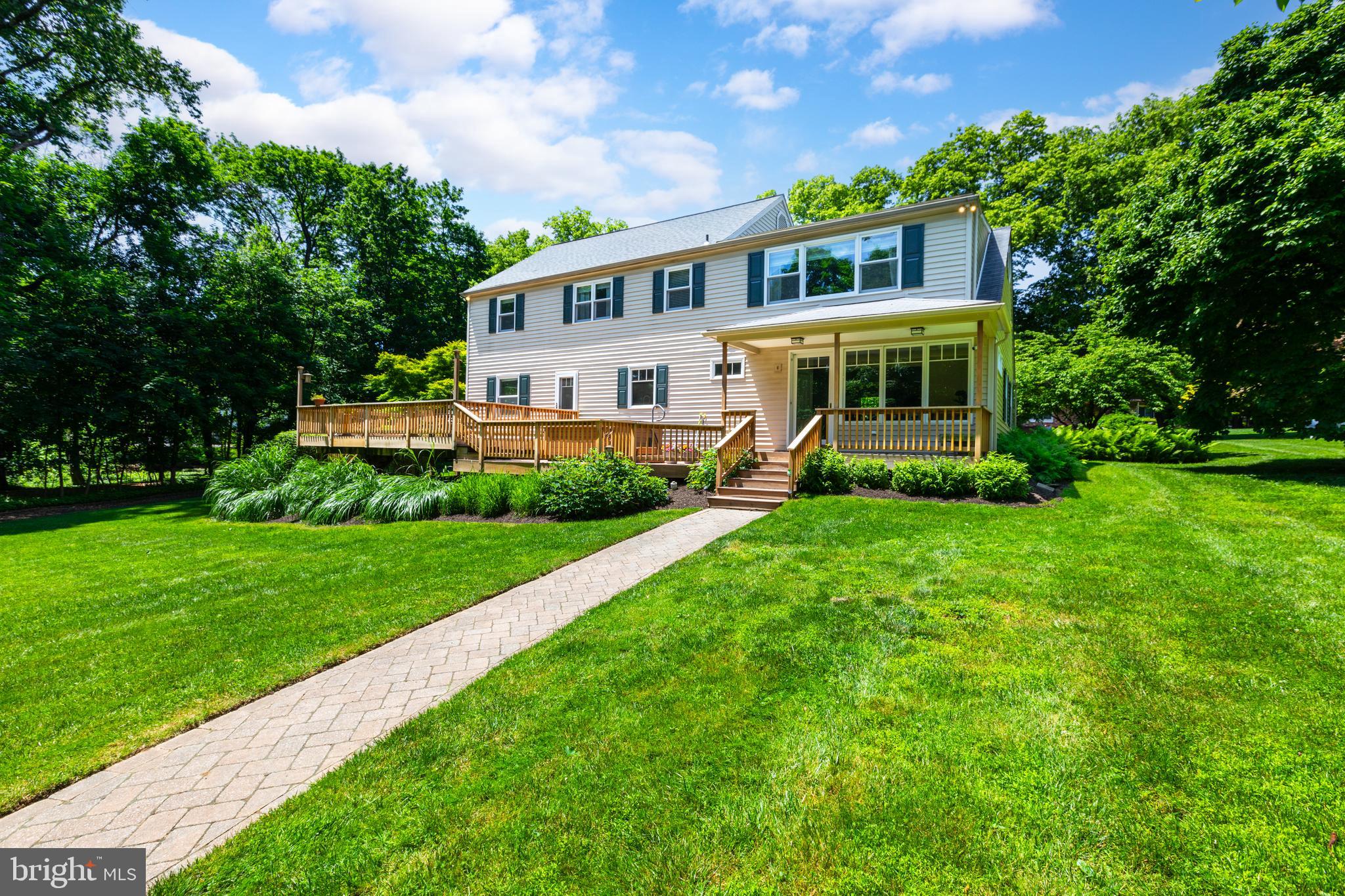 420 Accomac Road Wyncote, PA 19095 - Photo 61 of 82 a front view of house with yard and green space