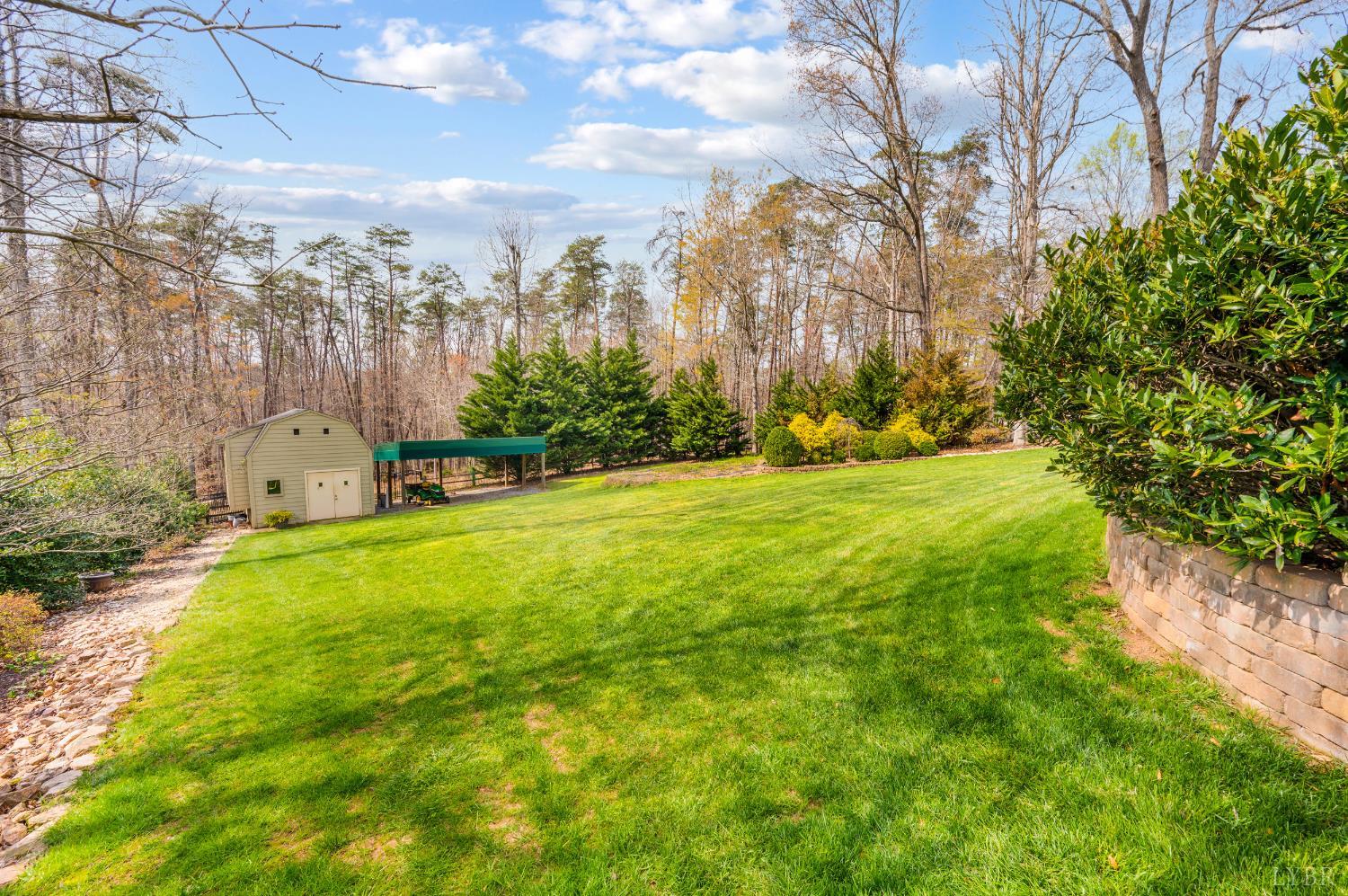 129 Quail Ridge Drive Altavista, VA 24517 - Photo 60 of 76 a view of a field with next to a yard