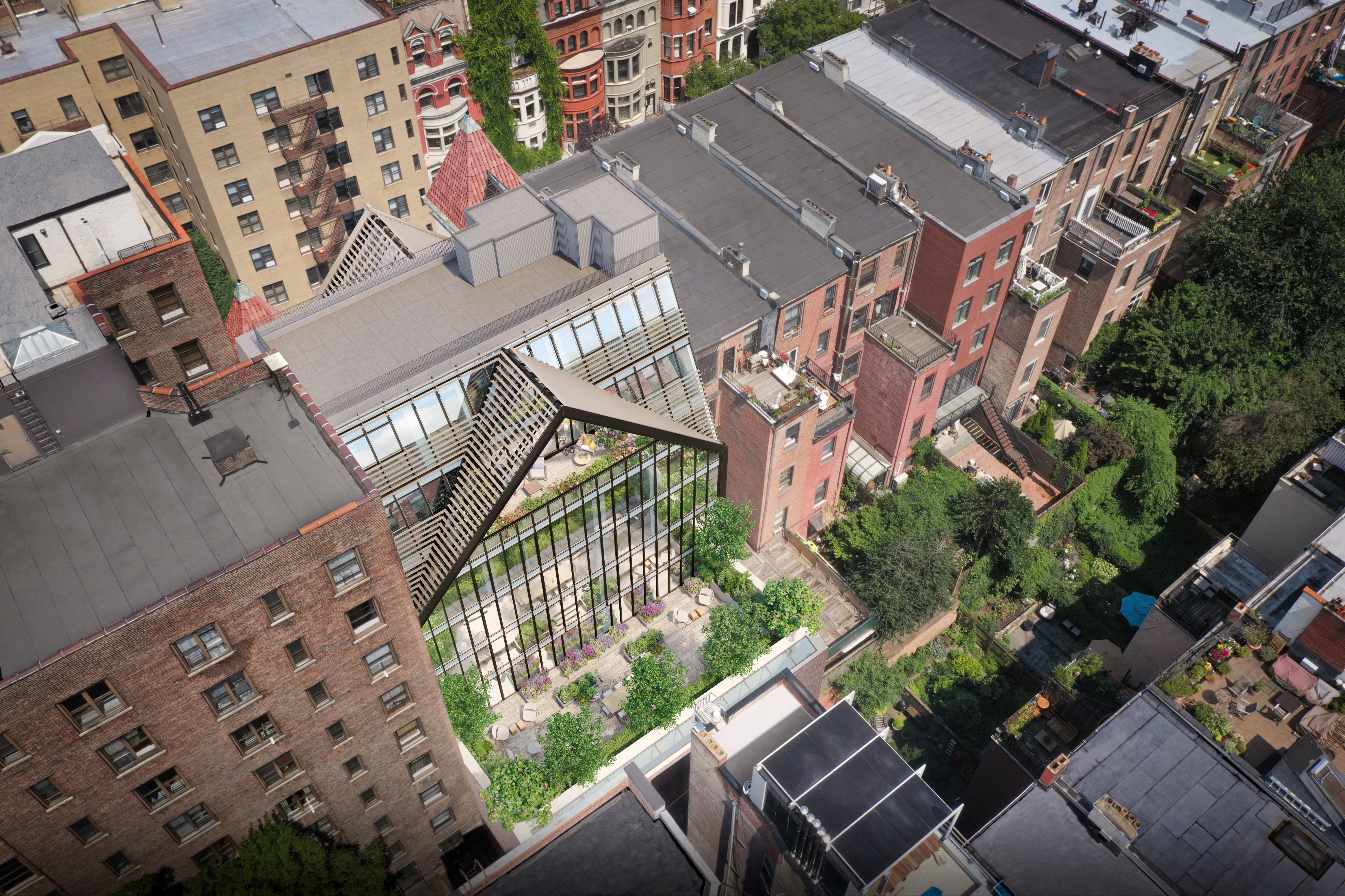 140 West 81st Street, Unit 3 Manhattan, NY 10024 - Photo 7 of 8 an aerial view of a house