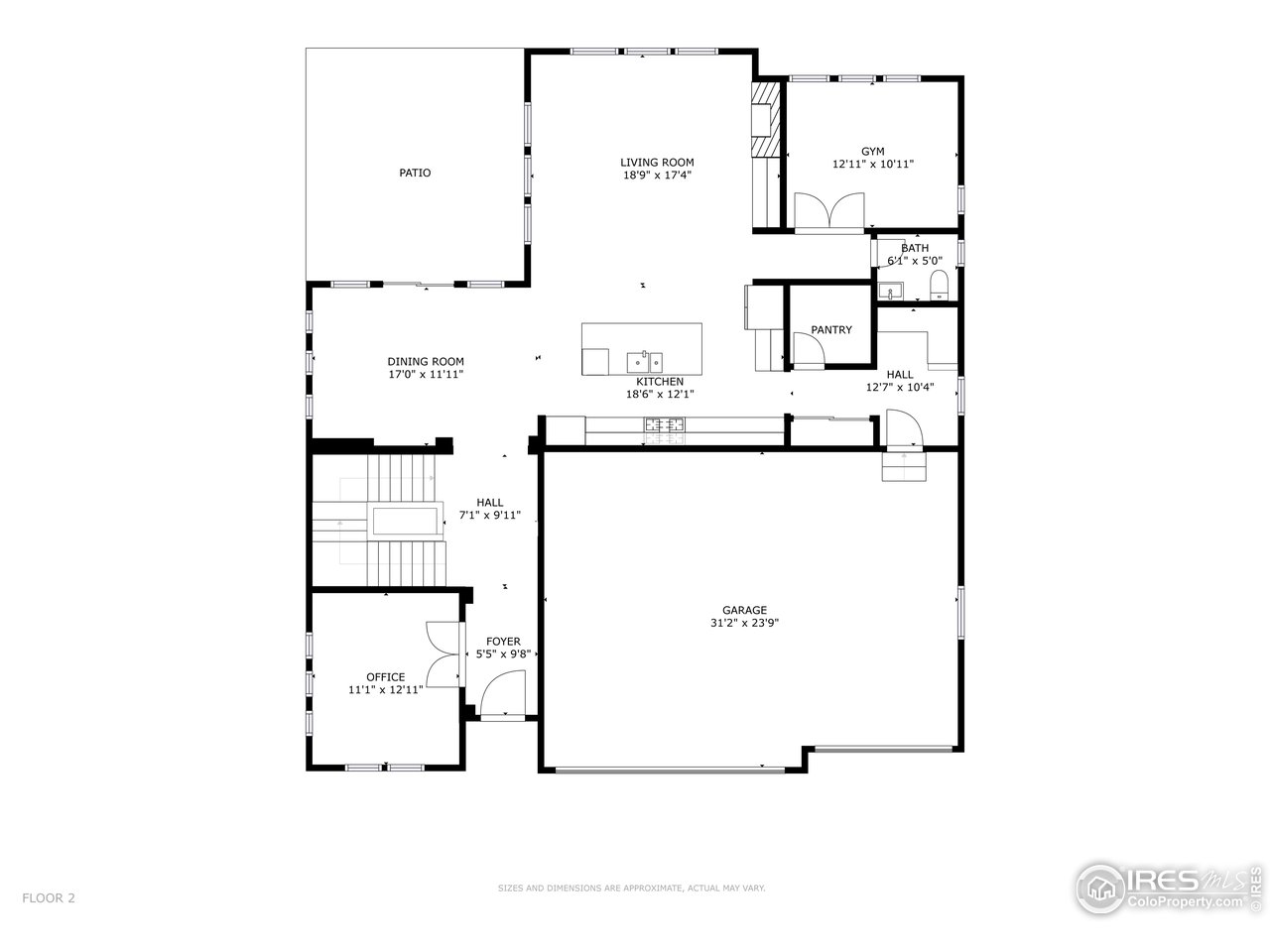 949 Stagecoach Drive Lafayette, CO 80026 - Photo 2 of 5 a picture of floor plan