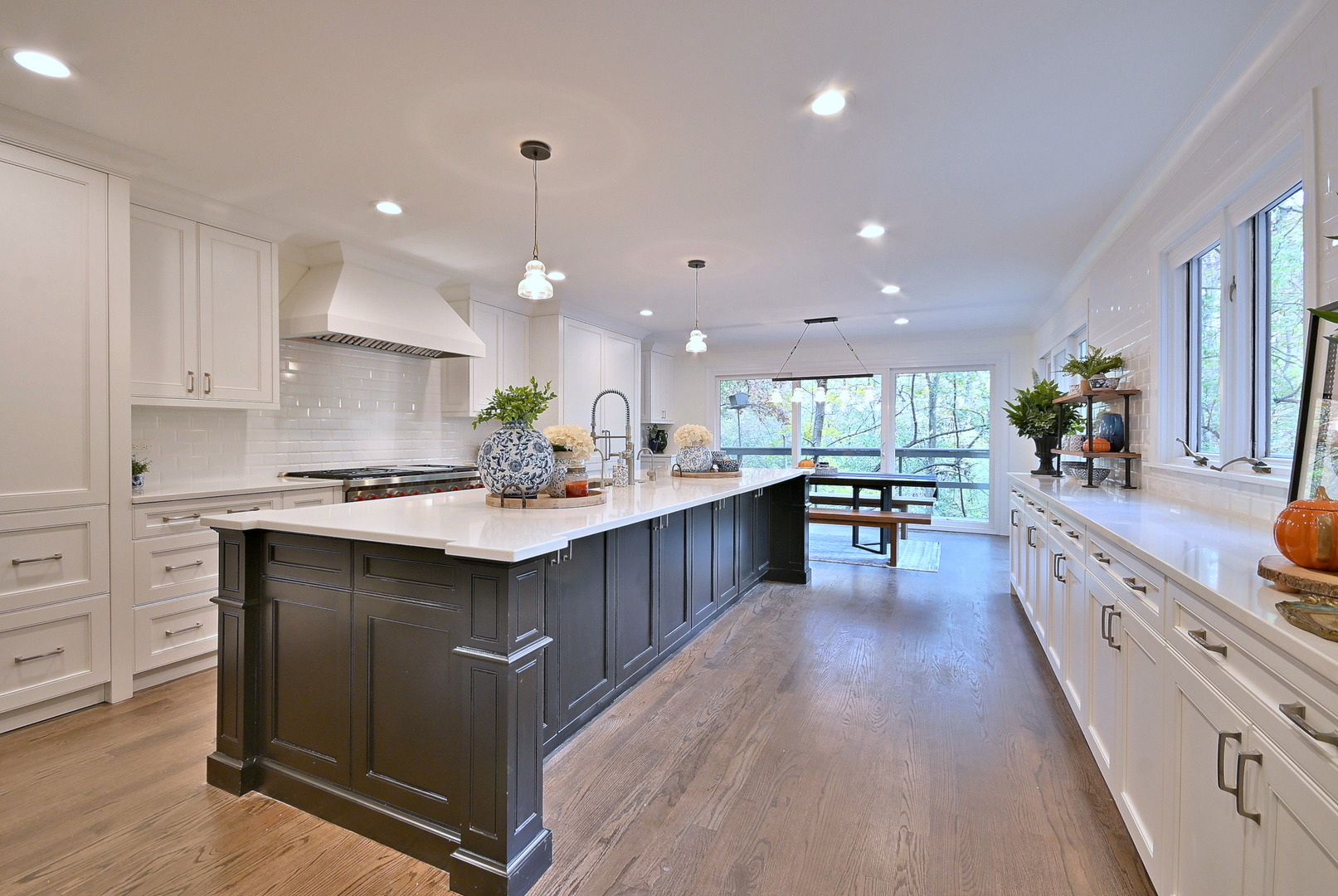 13 Woodgate Drive Burr Ridge, IL 60527 - Photo 13 of 46 a kitchen with kitchen island granite countertop a sink a counter top space and stainless steel appliances