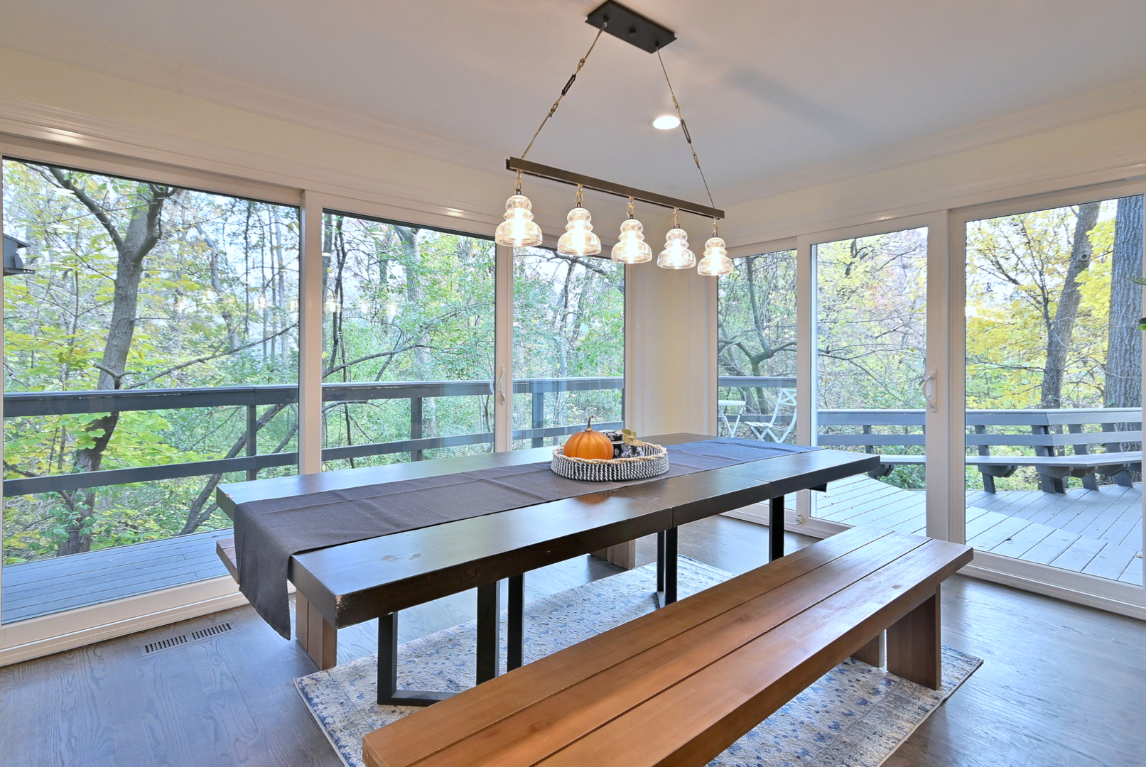 13 Woodgate Drive Burr Ridge, IL 60527 - Photo 17 of 46 a view of a dining room with furniture window and outside view