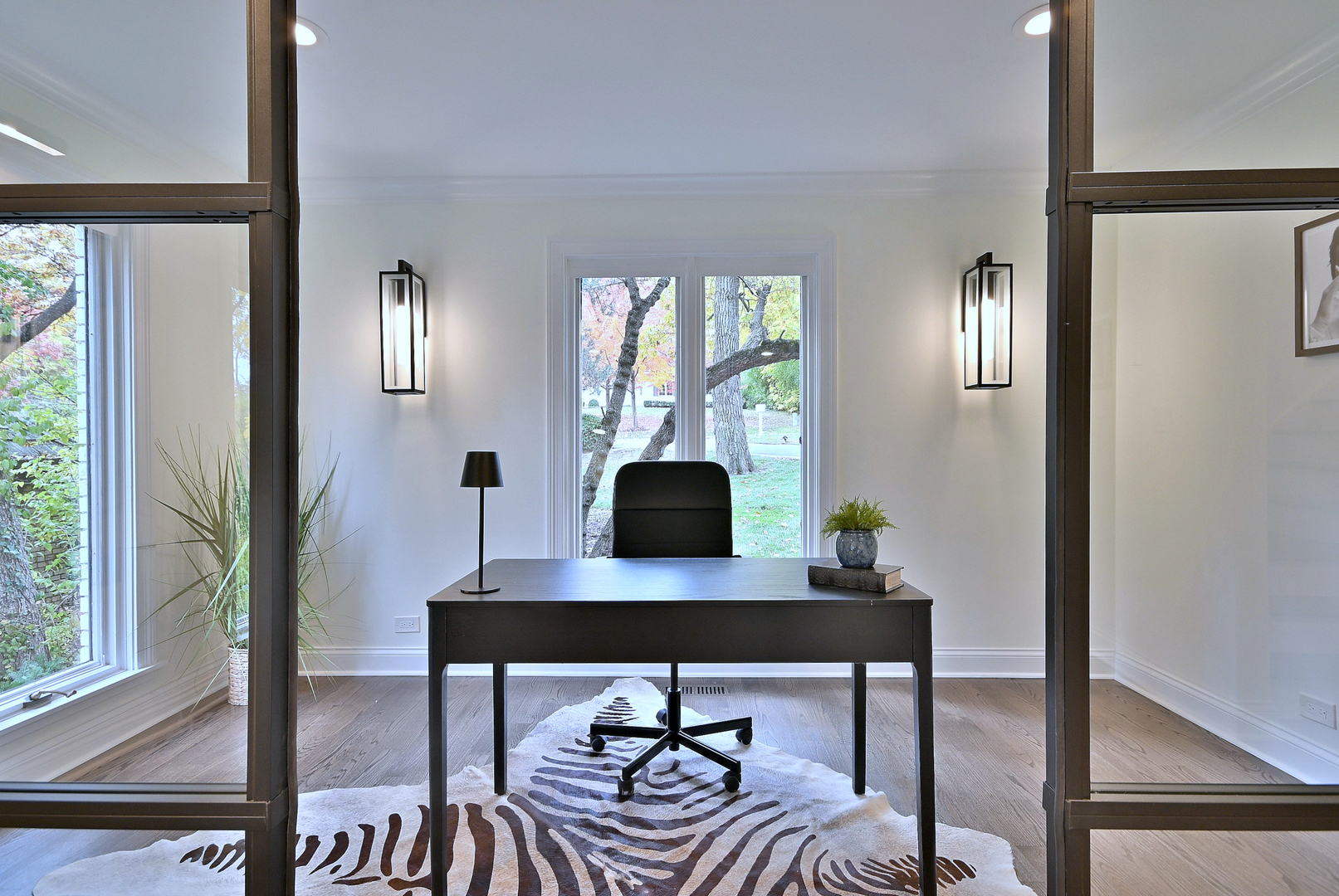 13 Woodgate Drive Burr Ridge, IL 60527 - Photo 26 of 46 a view of a workspace with furniture and window