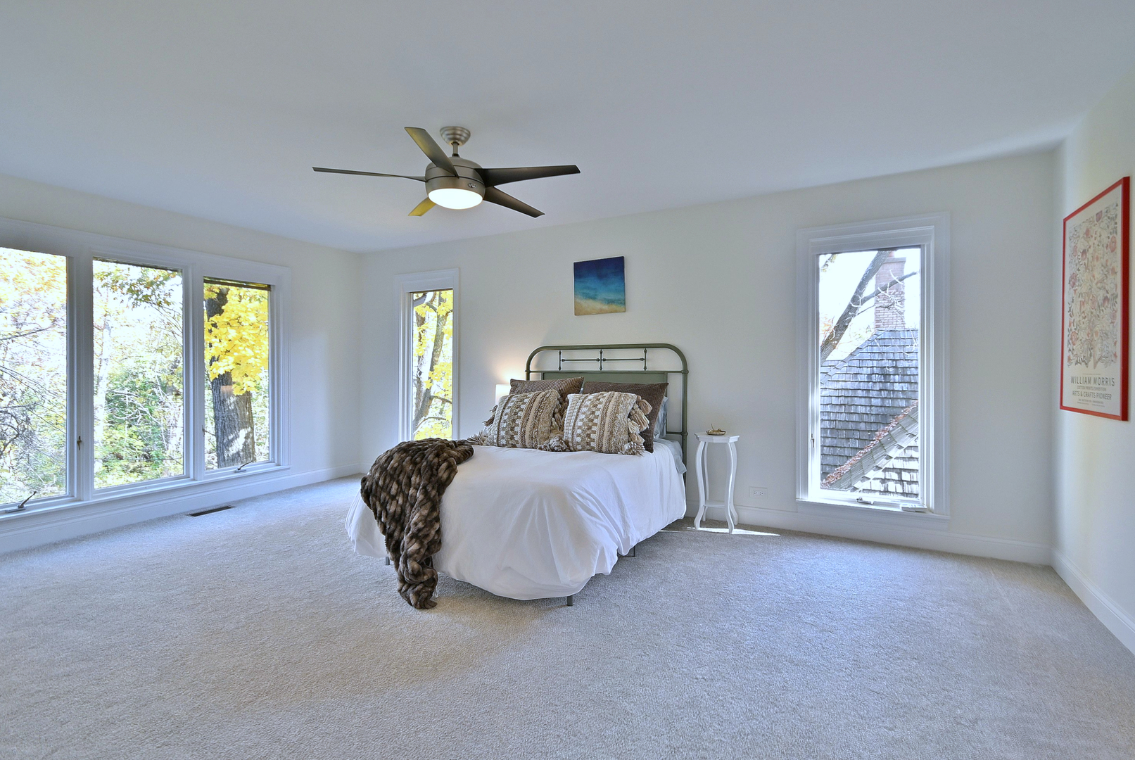 13 Woodgate Drive Burr Ridge, IL 60527 - Photo 39 of 46 a spacious bedroom with a bed and a large window