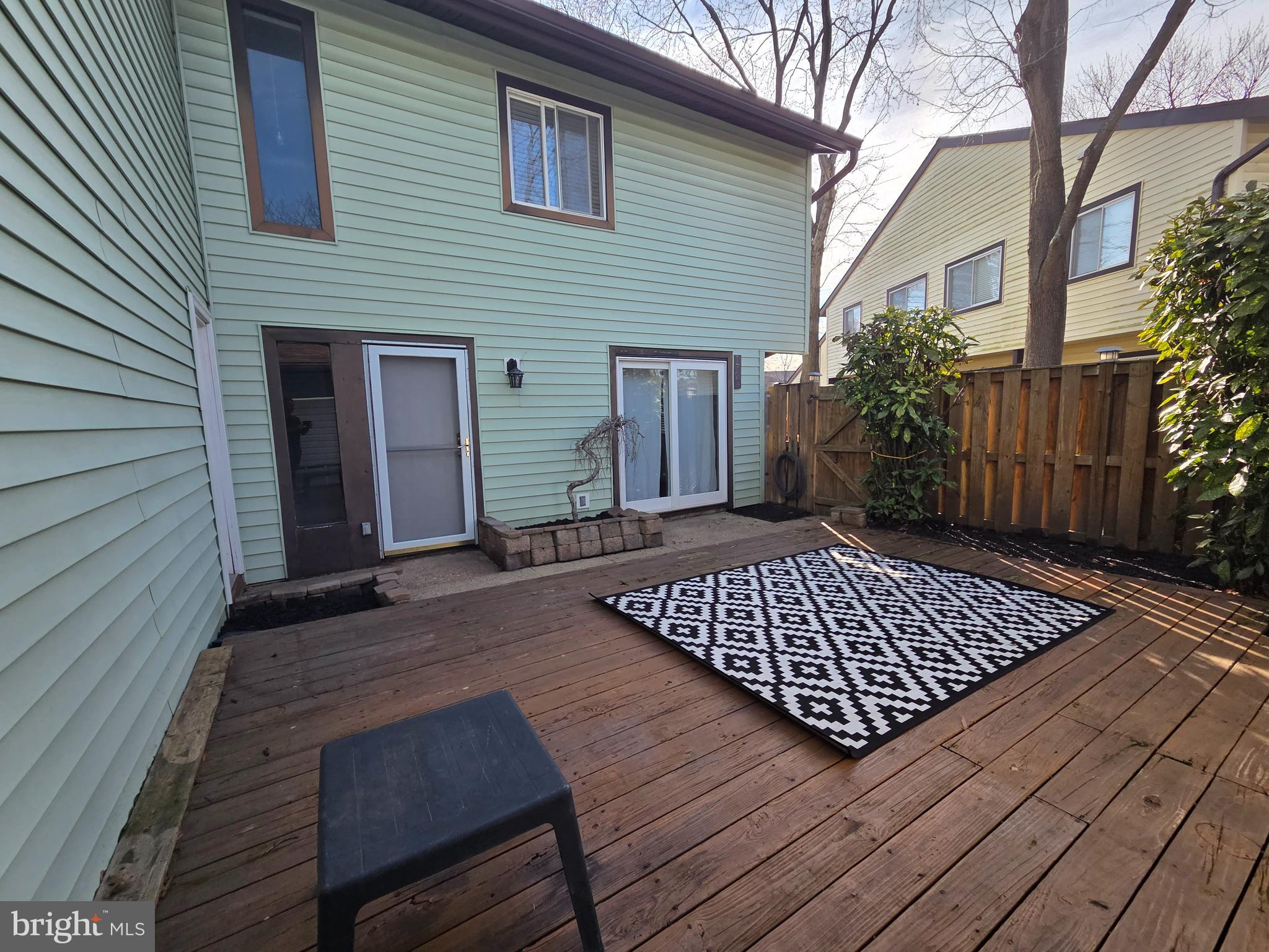 1729 Leisure Way Crofton, MD 21114 - Photo 18 of 20 a view of backyard with wooden floor and fence