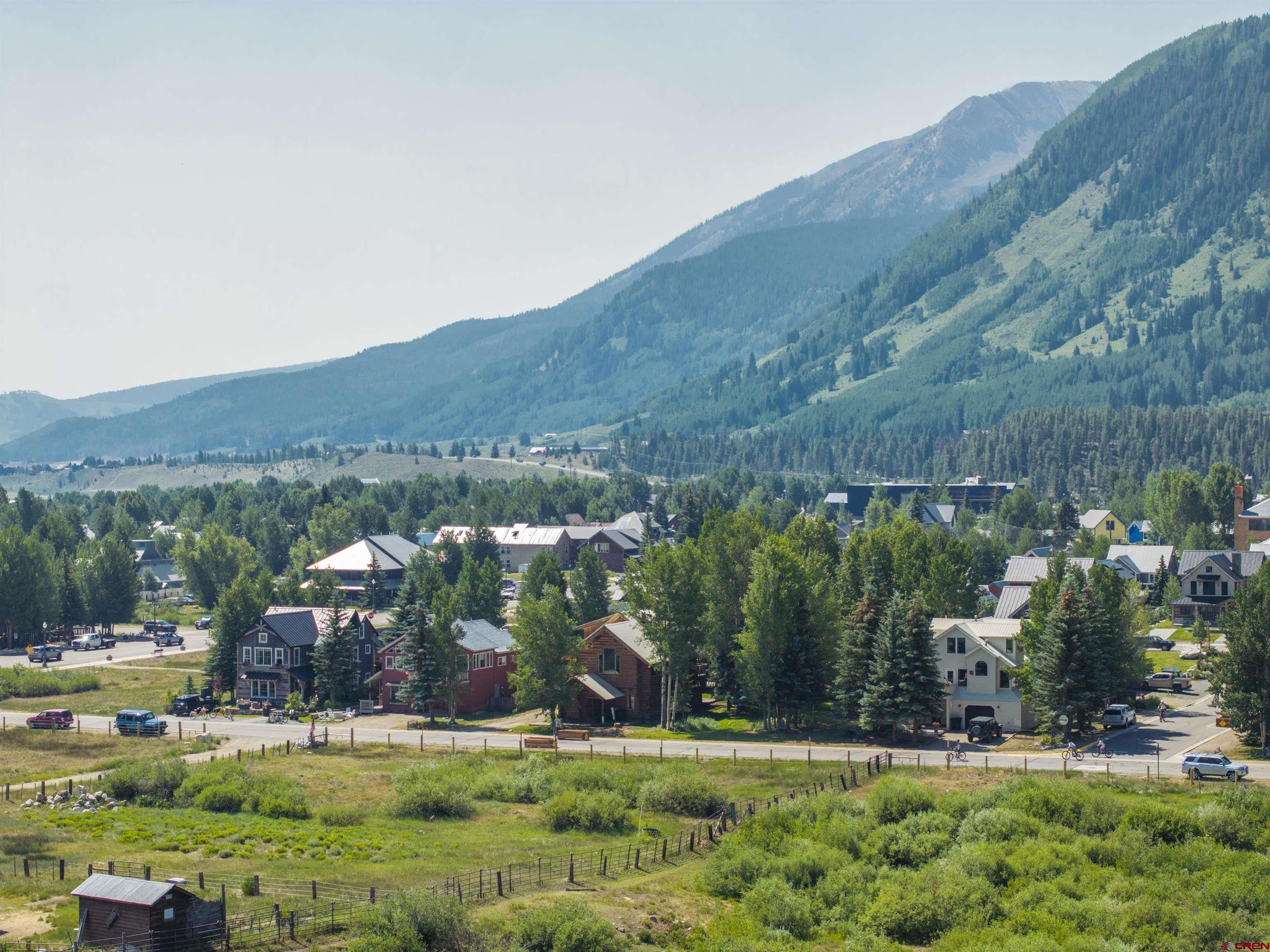 Tbd Butte Avenue Crested Butte, CO 81224 - Photo 27 of 30 a view of a town with mountains in the background