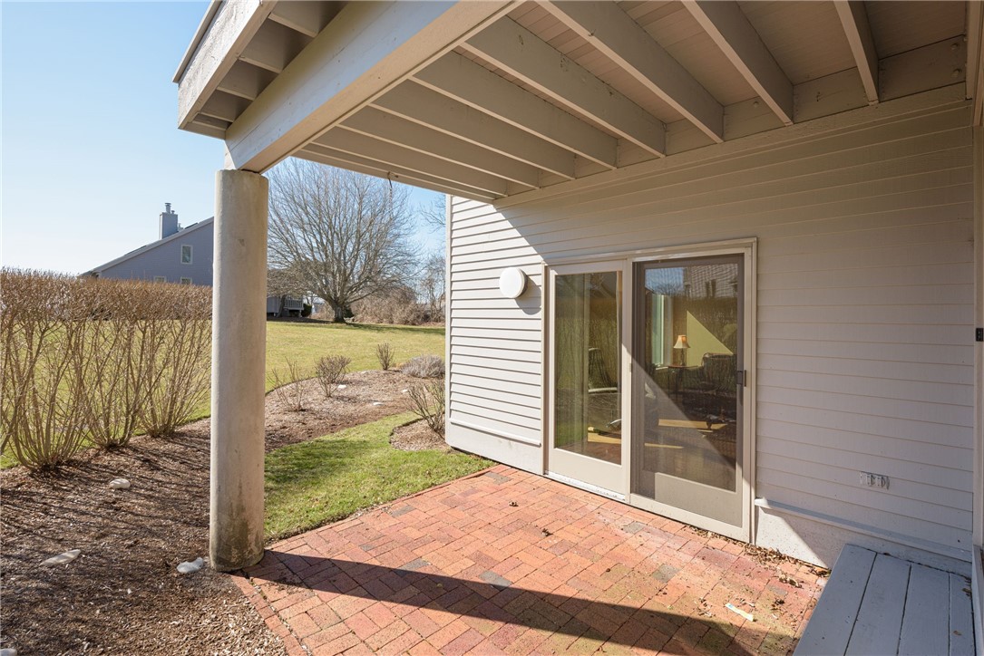 1125 Point Judith Road, Unit B7 Narragansett, RI 02882 - Photo 34 of 48 Patio off of living room & master bedroom