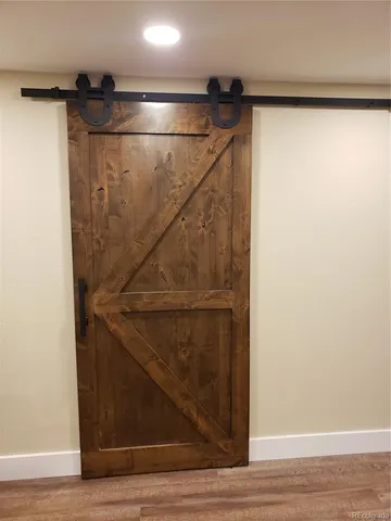 a view of an empty room