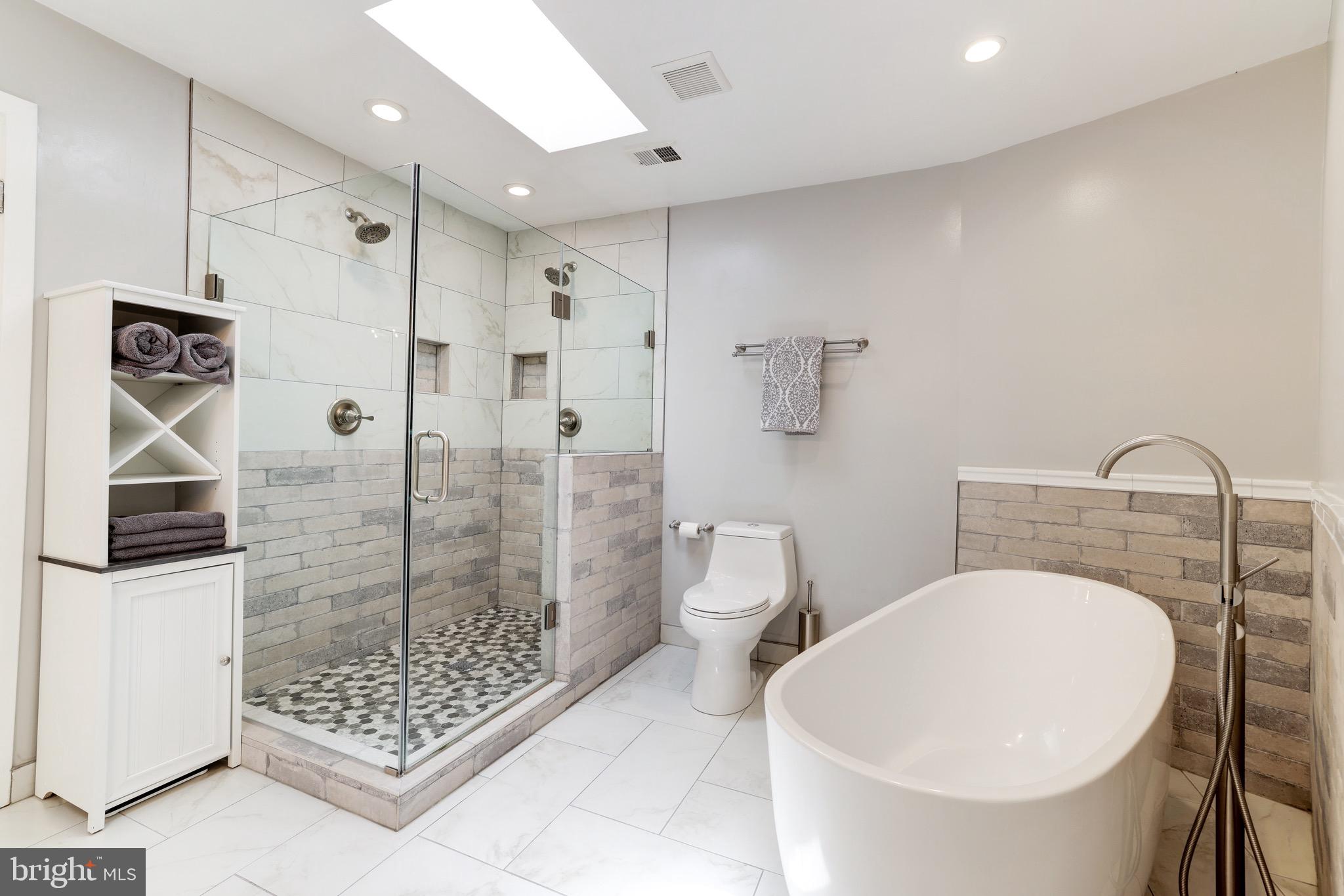 3607 Military Road Arlington, VA 22207 - Photo 15 of 23 Fully Renovated Primary Bathroom