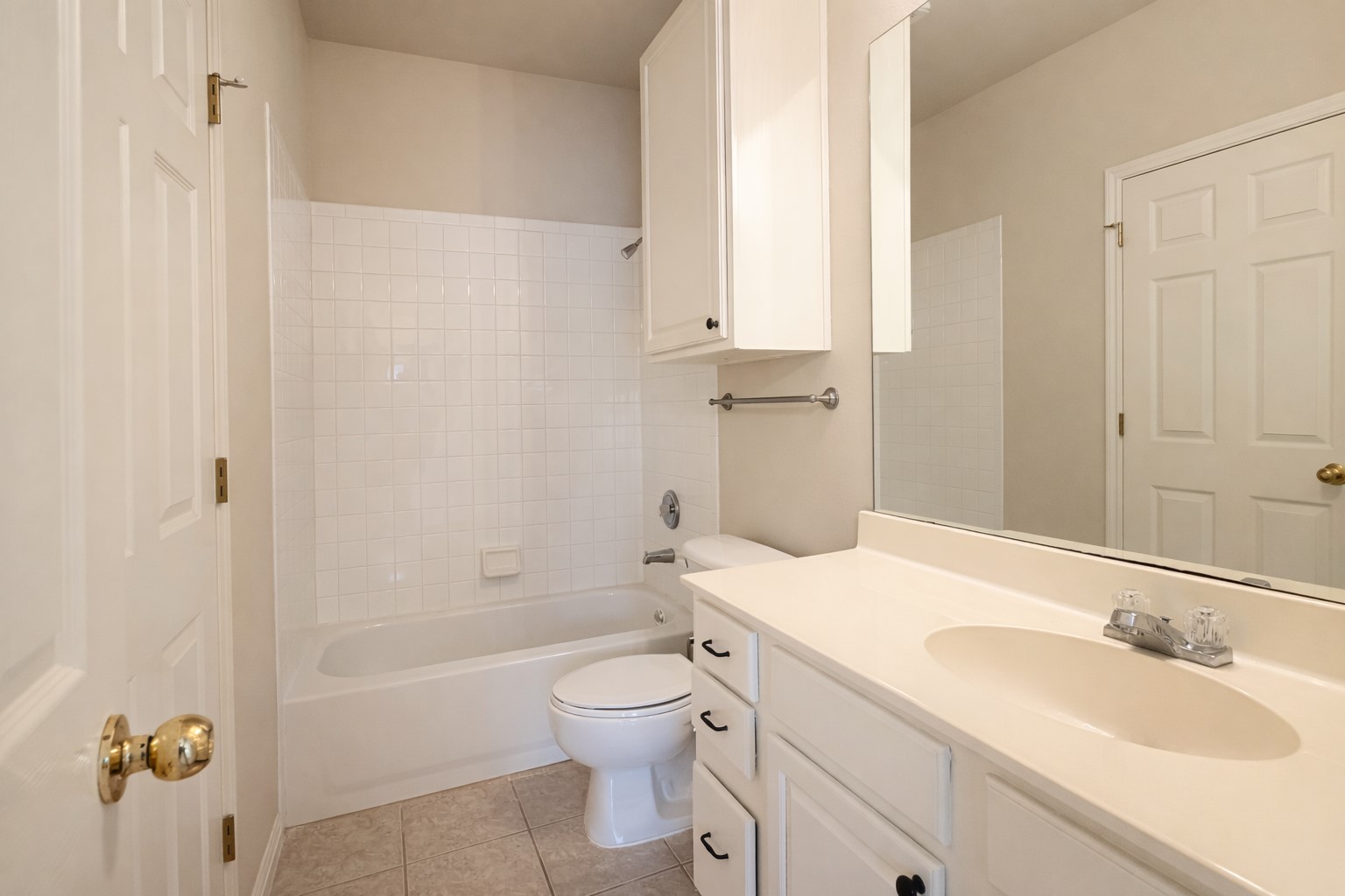 5515 Davis Lane, Unit 82 Austin, TX 78749 - Photo 17 of 20 a bathroom with a sink a toilet and shower