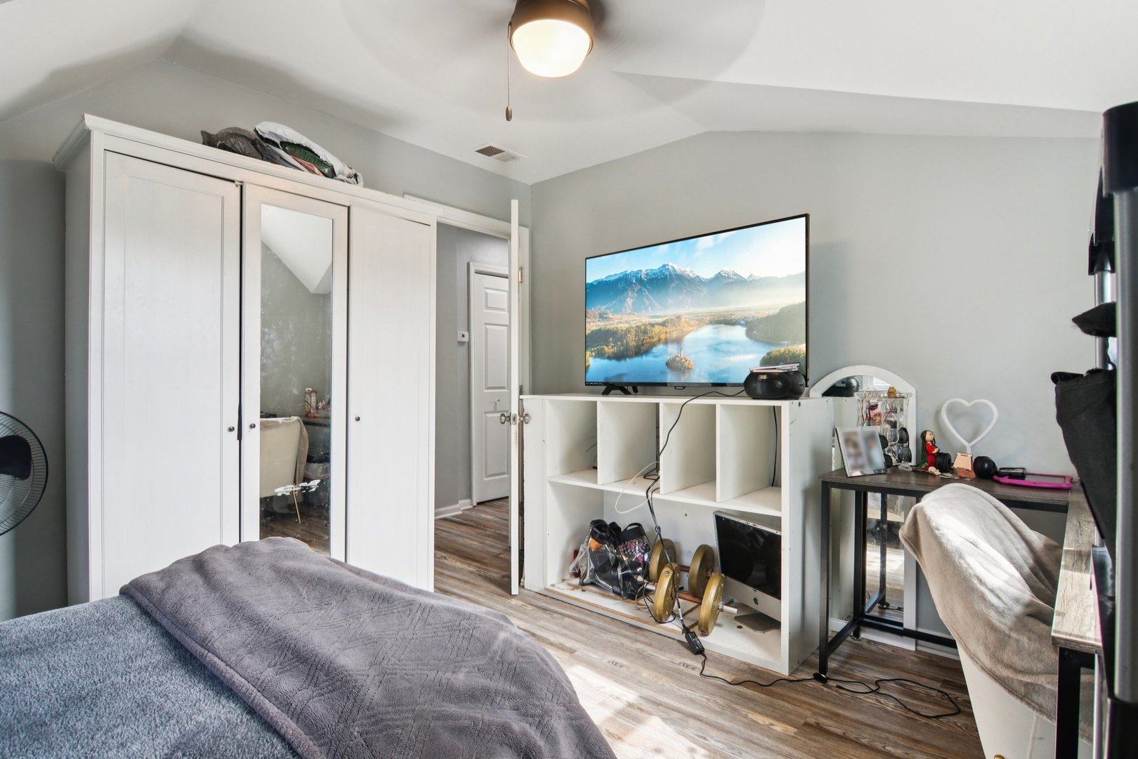 806 Spencer Street Joliet, IL 60433 - Photo 24 of 49 a view of a livingroom with furniture and floor to ceiling window