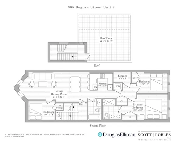 $2,100,000 | 665 Degraw Street, Unit 2 | Park Slope