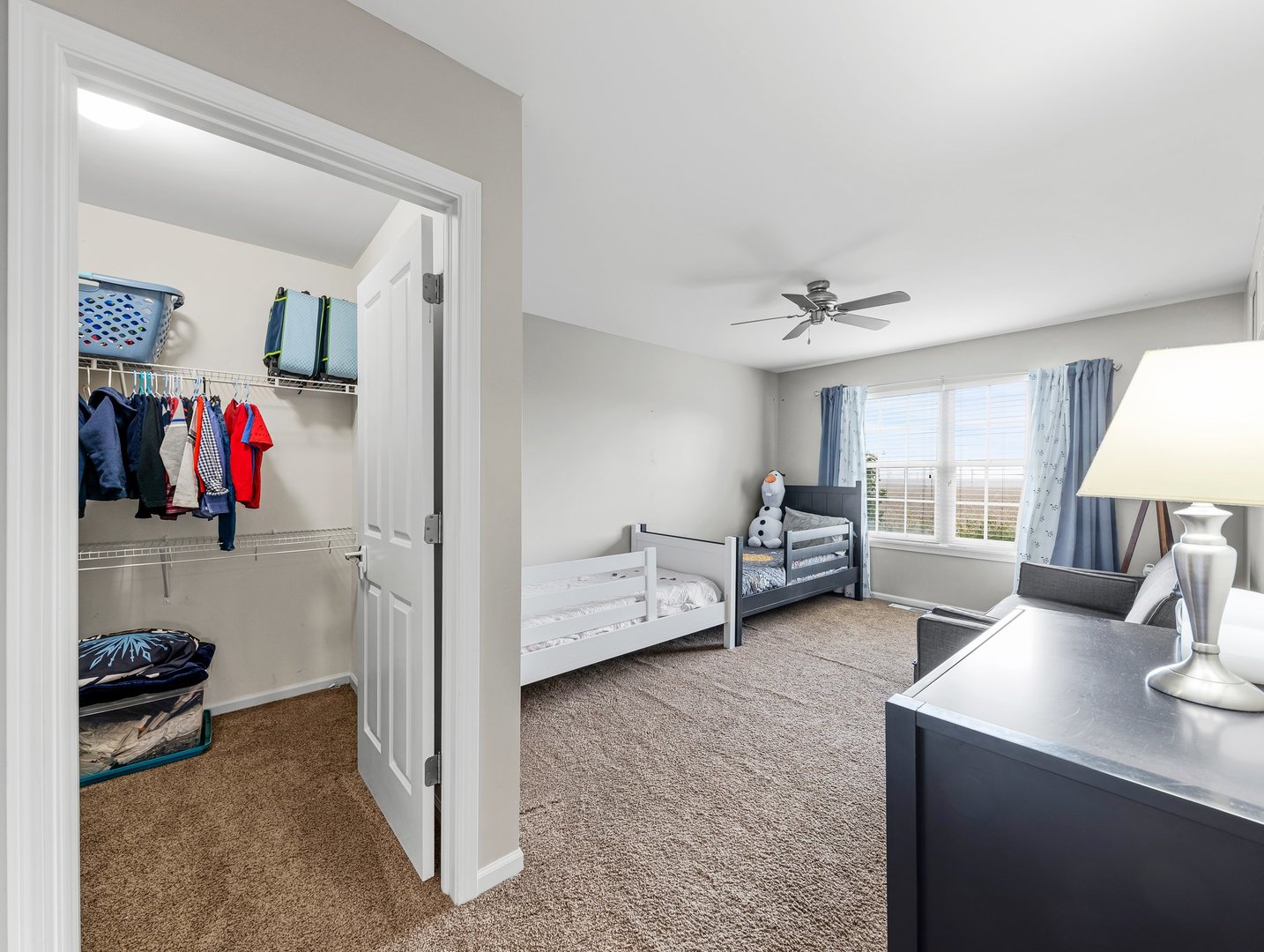 26305 Mapleview Drive Plainfield, IL 60585 - Photo 24 of 40 a view of game room with workspace and window